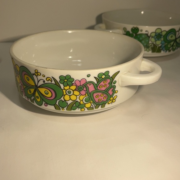 3 MCM Serving Bowls with Colorful; Buttefly,Floral. Lady bug. Sunflower Designs! - Picture 3 of 16